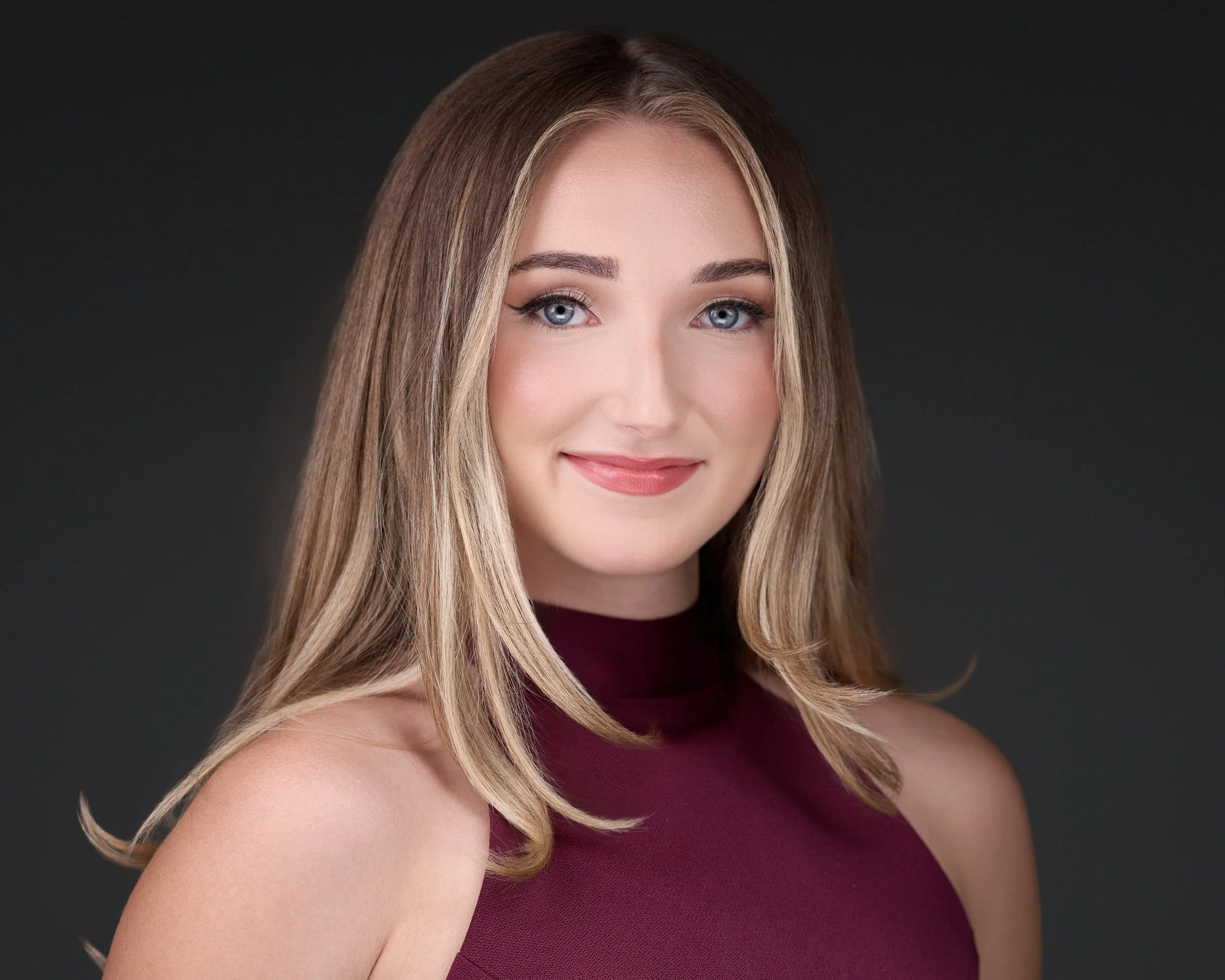 Editorial-style personal branding portrait of a woman
