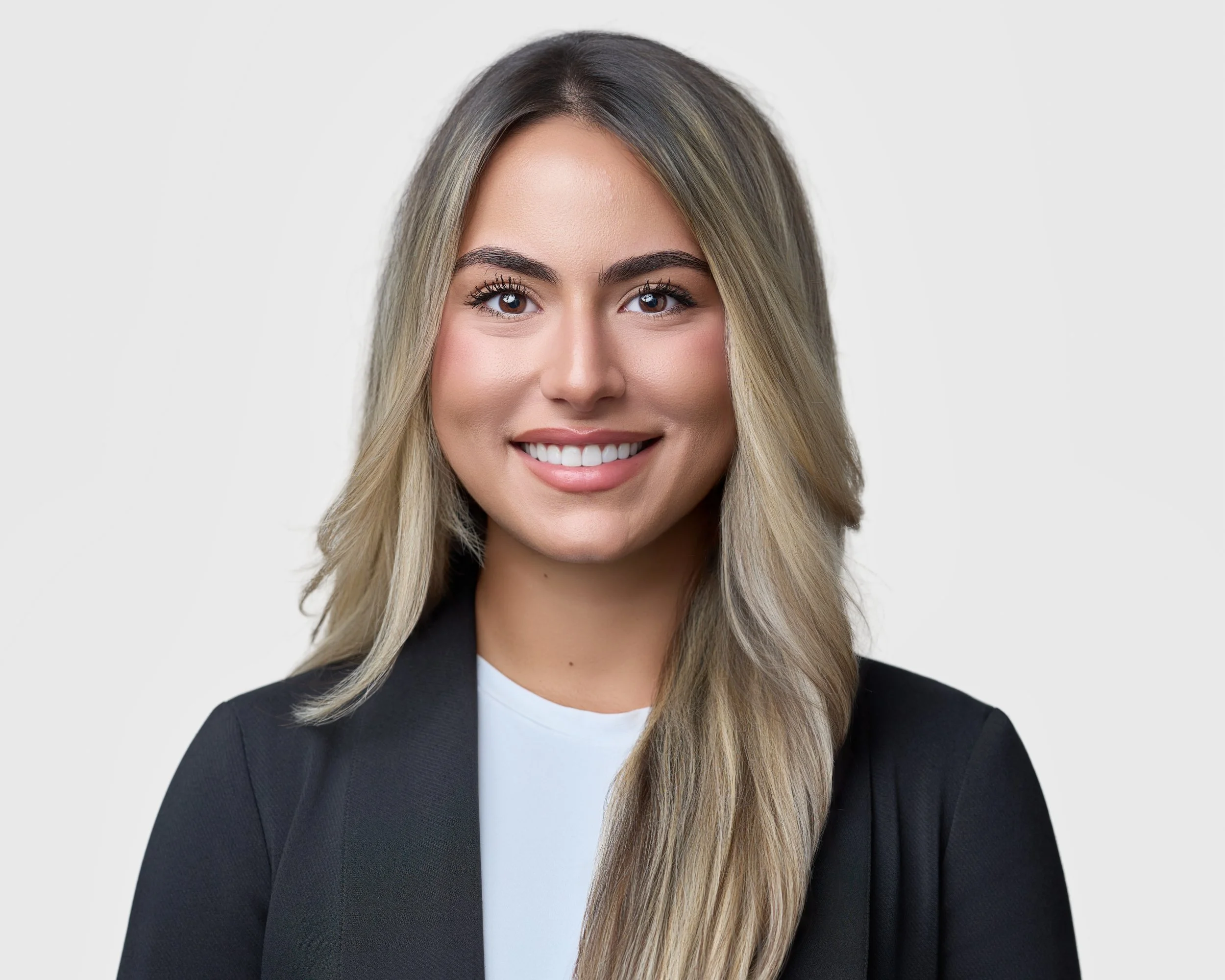 Confident young professional photographed for a LinkedIn headshot
