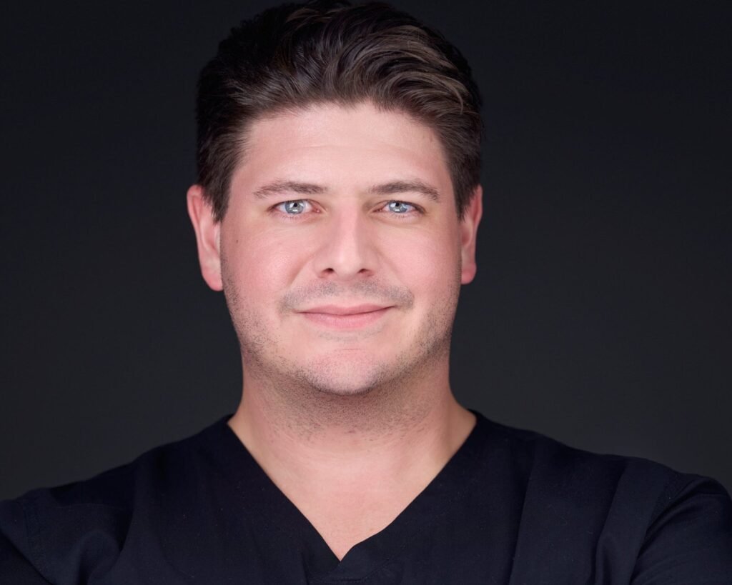 Healthcare provider headshot photographed at the West Bloomfield studio